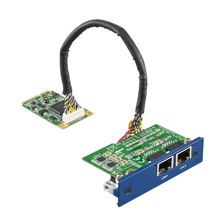 2 Port Gigabit LAN Intel i350 PCIe mini card iDoor modules